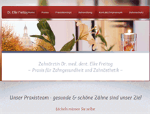 Tablet Screenshot of praxis-dr-freitag.de
